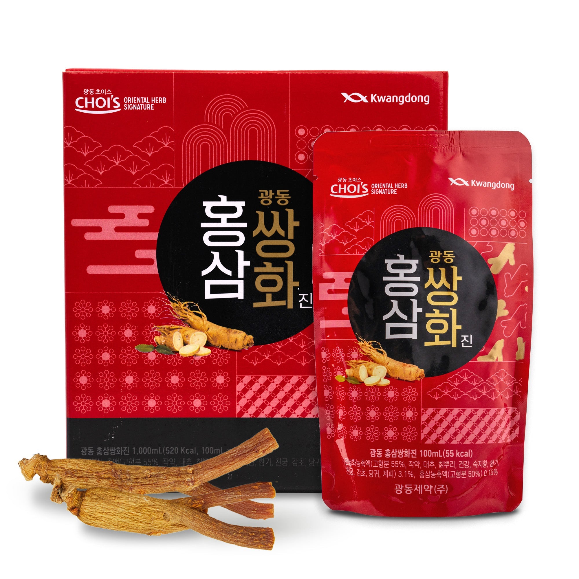 Kwangdong Ssang Hwa Jin - Red Ginseng 100ml * 10packs