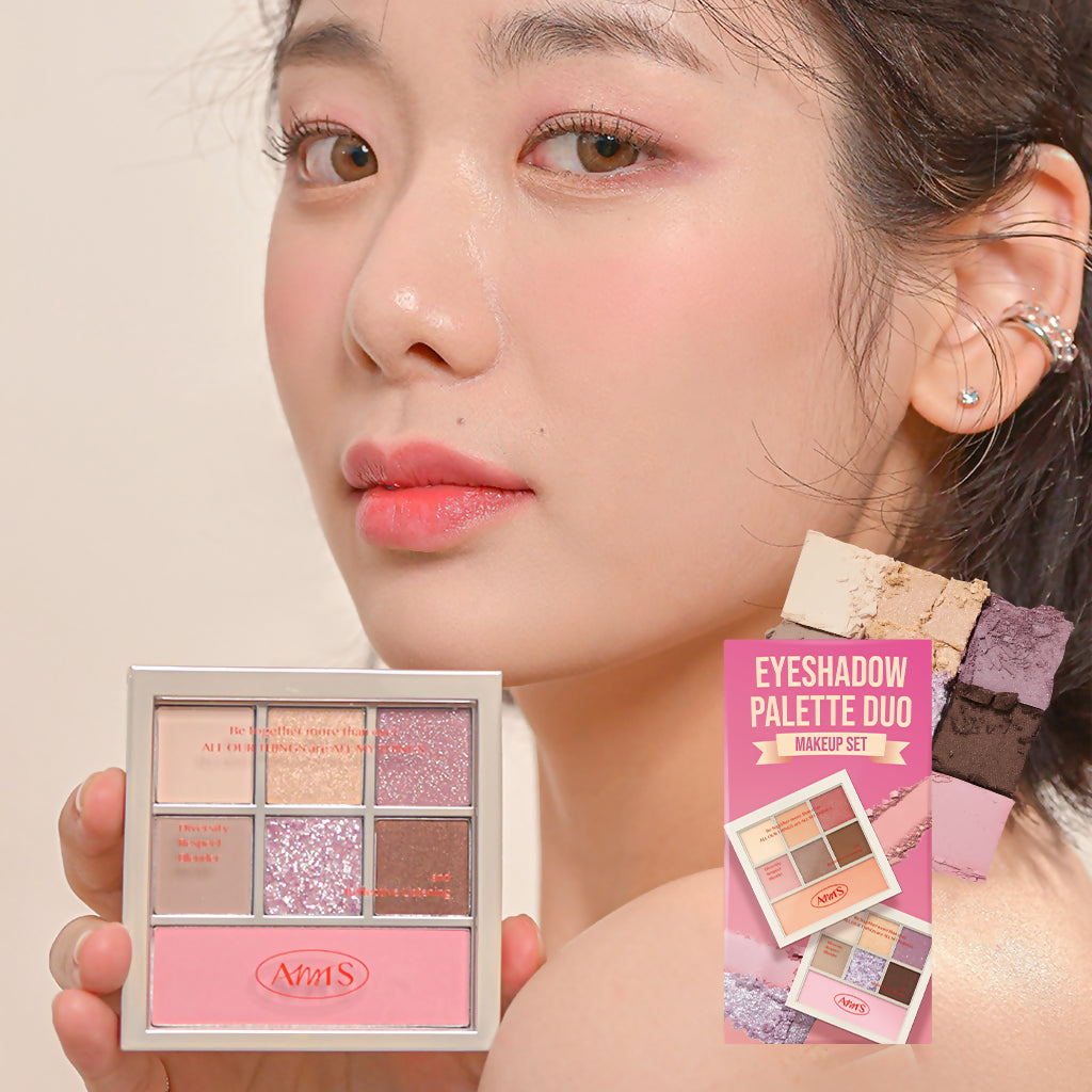 [ODK PREMIUM ONLY] AMTS Off Sienna & Misty Lavender Eyeshadow Palette Duo