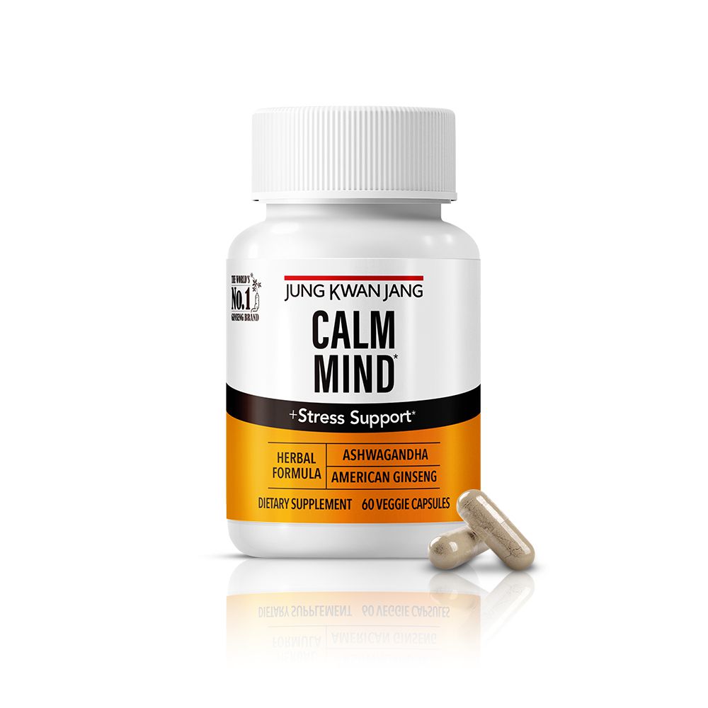 Calm Mind Capsules With American Ginseng Extract and Ashwagandha JungKwanJang