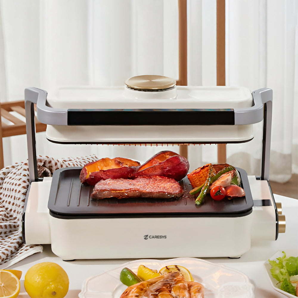 [SALE] CARESYS DOUBLE CARE GRILL - SMOKELESS AND DUAL HEATING