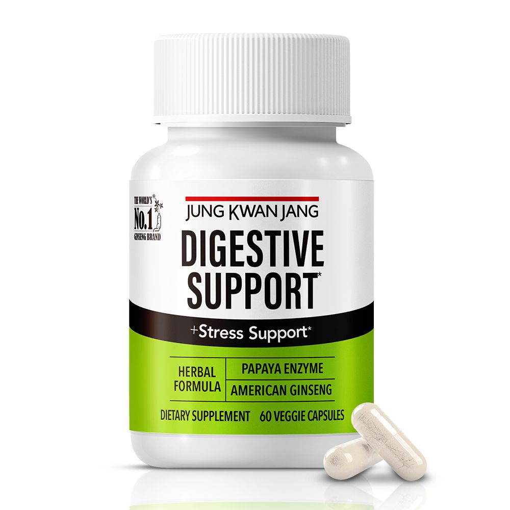 Digestive Support Capsules With Papain and Bromelain JungKwanJang