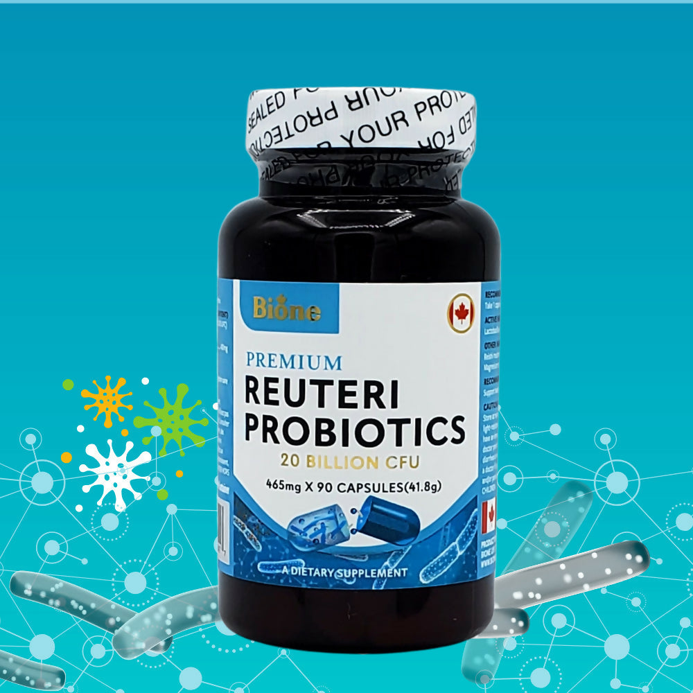 BIONE REISHI MUSHROOM PROBIOTIC 90CAP