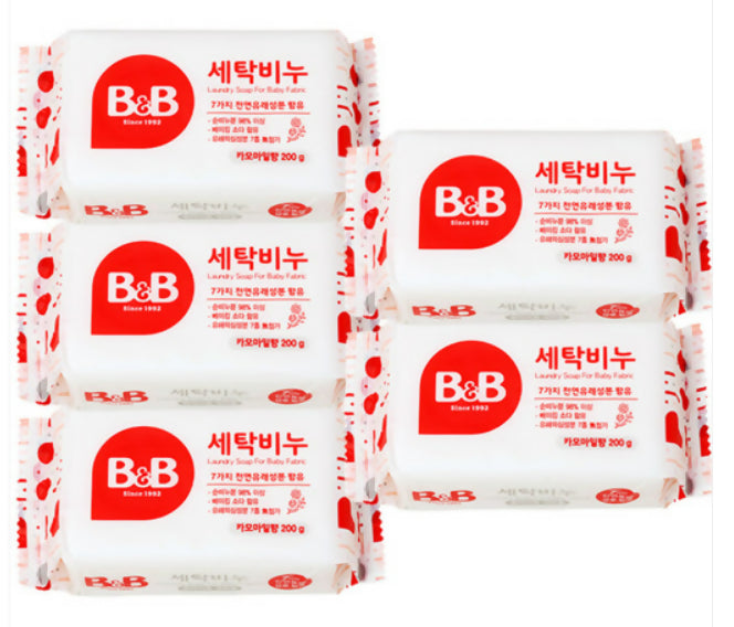 B&B)Laundry Soap for Baby Fabric(Acacia) 200g x 10EA - 50% Discount for promotion sales