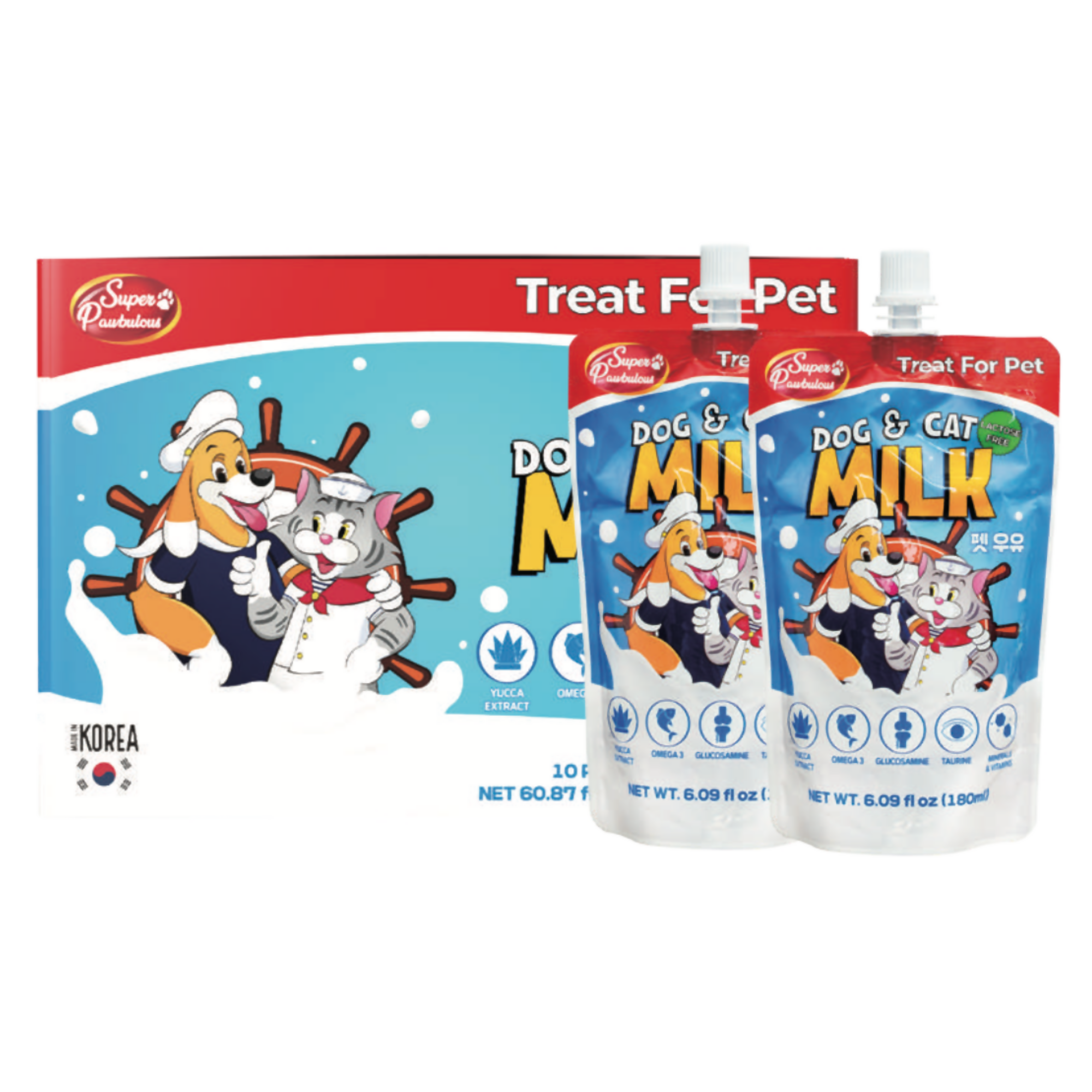 SUPER PAWBULOUS Dog & Cat Milk- Plain