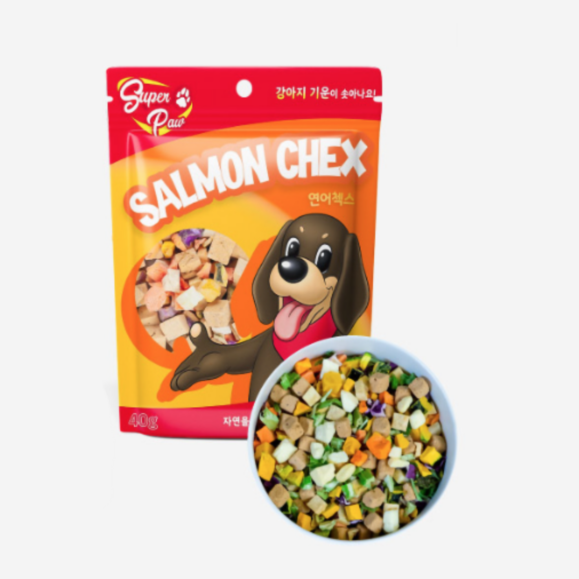 SALMON CHEX mini (freeze dried)