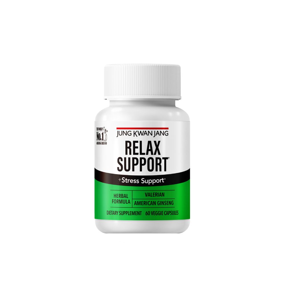 Relax Support Capsules With Valerian Extract and American Ginseng Extract JungKwanJang