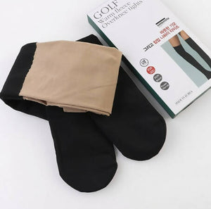 Golf Foot Loop Warm Leggings 따뜻한 기모 고리 레깅스 _ Soft fleece lining for extra  comfort & heat retention. The stylish look