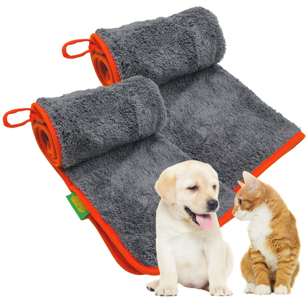 Super Soft And Absorbent Pet Towels - Perfect For Cats And Dogs! - Temu